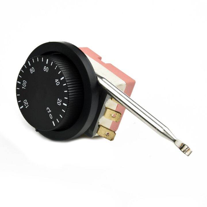 12V Adjustable 0℃～120℃ Electric Fan Thermostat Switch Radiator Temperature Control Probe For Use