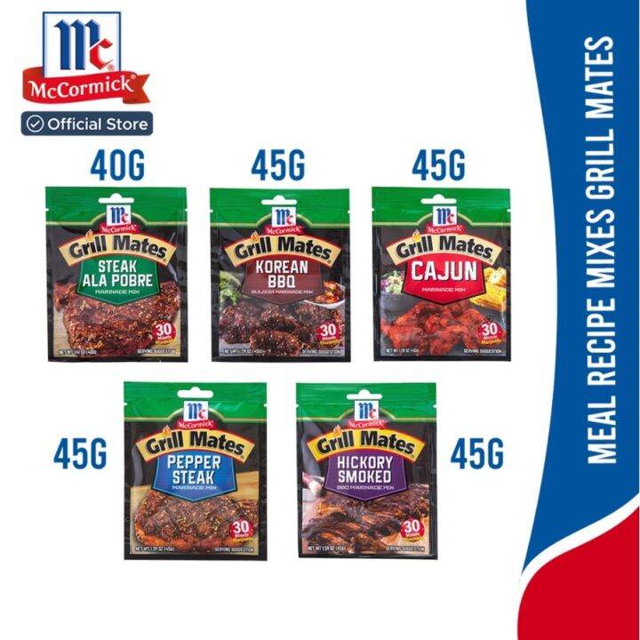 KE . osneni269wy46 McCormick Grill Mates Marinade Mix Hickory Smoke BBQ