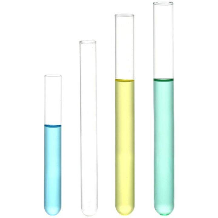 glass-test-tube-laboratory-high-temperature-resistant-flat-mouth-round-bottom-borosilicate-12x75-15x100-16-20-25mm