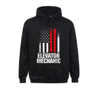 Family Elevator Mechanic Maintenance Usa Flag Technician Oversized Hoodie Sweatshirts Man Hoodies Long Sleeve Mother Day Hoods Size Xxs-4Xl