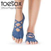 ToeSox โทซอคส์ ถุงเท้ากันลื่นเปิดนิ้วเท้า รุ่น Elle