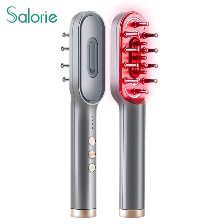 Salorie 7 in 1 Hair Growth Brush, Electric Laser Hair Growth Comb Anti Hair  Loss Massage Therapy Infrared RF Red Light EMS Massager | Lazada