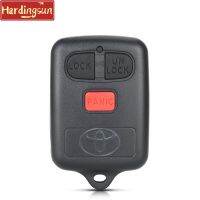 Hardingsun กุญแจสำหรับโตโยต้า Vios Camry 3ปุ่ม Keyless เคสสำหรับเปลี่ยนคีย์ (มีโลโก้)