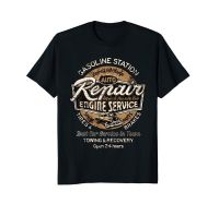 Oldtimer-T-Shirt Auto-Motor-Perbaikan Mesin-Layanan Pakaian Desainer Pria Klasik Gaya Leher-O Atasan Hip-Hop Kaus S-4XL-5XL-6XL