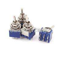 4 Pcs AC 6A 125V 2 Position 6Pins DPDT ON-OFF Micro Mini Toggle Switch Electrical Circuitry  Parts