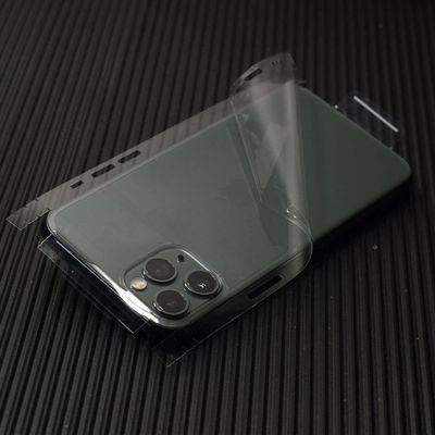 ฟิล์มด้านหลังคาร์บอนไฟเบอร์ใสกันรอยนิ้วมือ,ใหม่2022 3D ป้องกันลายนิ้วมือสำหรับ iPhone 14 13 12 11 Pro Max XS XR X 786 Plus สติกเกอร์