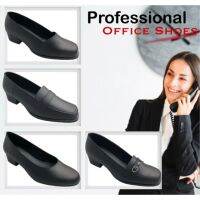 [Shop Malaysia] premium quality ladies office shoes comfortable nonslip smart look kasut hitam formal rasmi wanita