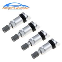 4 Pcs/lot YPQZ009 For Jeep Volve Ford Alloy Tubeless Valve TPMS Tire Valves Tire Pressure Monitoring System Sensor Valve Stem Valve Stems Caps Adapter