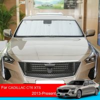 ที่คลุมป้องกันรังสียูวีสำหรับ CT6คาดิลแลค XTS 2013-2025ผ้าม่านหน้าต่างอุปกรณ์เสริมภายในหมวกกันแดดกระจกบังลม