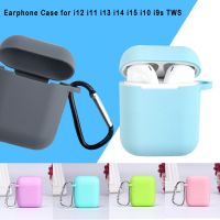 i12 TWS Case Silicon Wireless Bluetooth Earphone Bumper i9s i10 i9 i11 i14 i15 TWS i12TWS i 12 Cases Protective Headphone Cover Wireless Earbud Cases