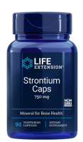 Life Extension  Strontium 750 mg / 90 Vegetarian Capsules