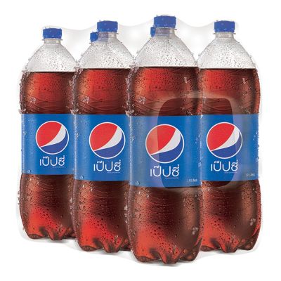 สินค้ามาใหม่! เป๊ปซี่ น้ำอัดลม 1.95 ลิตร แพ็ค 6 ขวด Pepsi Soft Drink 1.95 L x 6 Bottles ล็อตใหม่มาล่าสุด สินค้าสด มีเก็บเงินปลายทาง