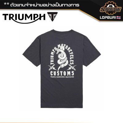 เสื้อยืด Triumph MTSS2324 ของแท้ 100%✅ ( 📌แนะนำลด 1 ไซส์จากปกติ ไซส์ยุโรปคับ )