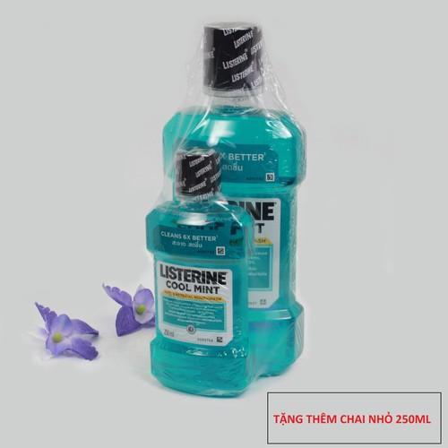 Hcmnước súc miệng listerine thái lan 750ml+250ml - ảnh sản phẩm 3