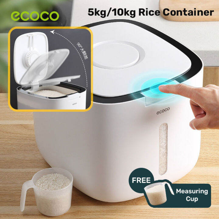 [SG Seller]Kitchen Rice Container/AntiBug Sealed Rice Bucket/Grain