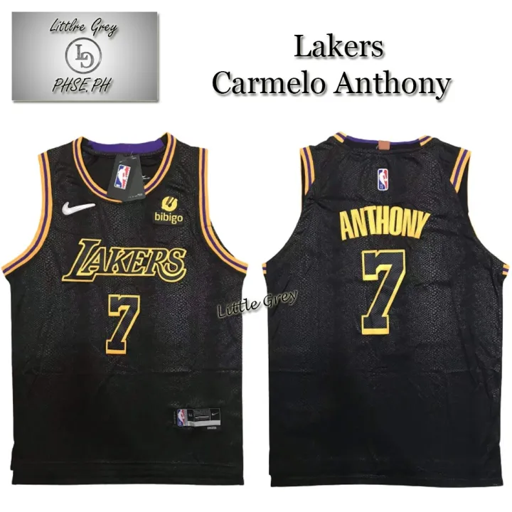 Los Angeles Lakers 7 Carmelo Anthony Bibigo Reflectorized Logo