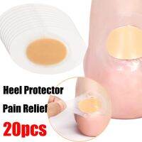 20Pcs Gel Heel Protector Foot Patches Adhesive Blister Pads Heel Liner Shoes Stickers Pain Relief Plaster Foot Care Cushion Grip