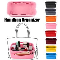 【traveler】 Multi Pocket Travel Insert Felt Organizer Bag Purse Handbag Portable Dorm Room Cosmetic Storage Bags Bathroom Organizer Пенал