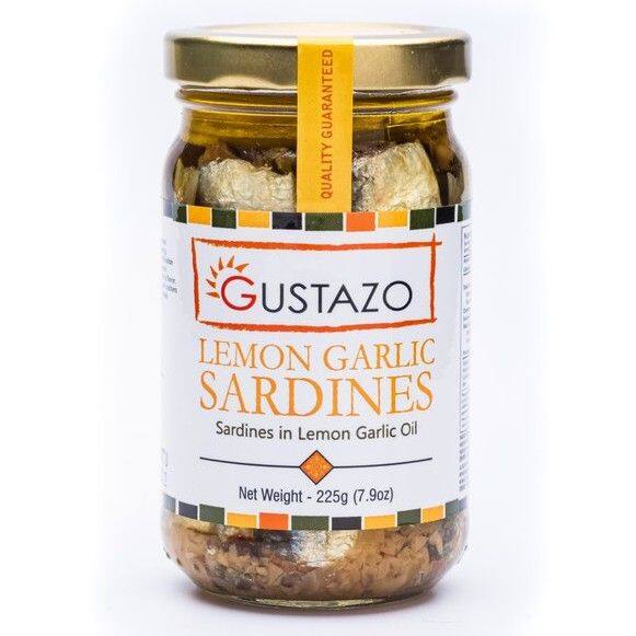 Gustazo Lemon Garlic Sardines 225g Pack of 2 | Lazada PH