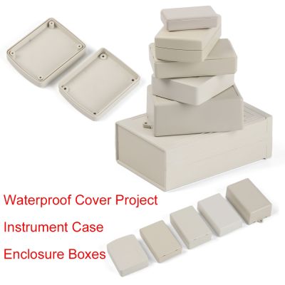Plastic Waterproof White/Grey DIY Housing Instrument Case Plastic Electronic Project Box storagebox Electric Supplies