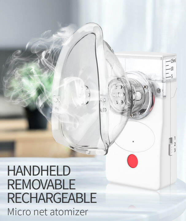 Medical Nebulizer Inhaler Portable Rechargeable Nebulizer Child Adult ...