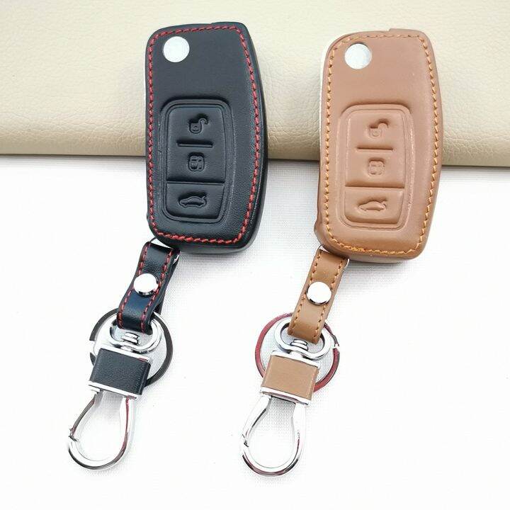 high-quality-leather-key-chain-ring-cover-case-holder-for-ford-focus-2-3-4-mk2-mk3-mk4-kuga-edge-mondeo-fusion-ecosport-fiesta