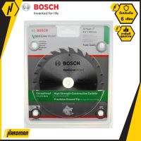 Bosch ใบเลื่อยวงเดือน ใบเลื่อยตัดไม้ 6.1/4 นิ้ว (160mm) x 24 ฟัน Tungsten Carbide Circular Saw Blade รุ่น 2608642303