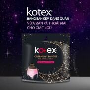 COMBO 2 GÓI BĂNG VỆ SINH BAN ĐÊM DẠNG QUẦN KOTEX - 2 MIẾNG GÓI