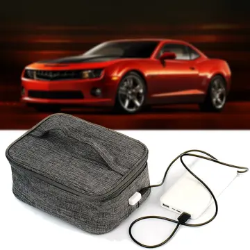 USB Electric Heating Lunch Box Bag Waterproof 5V Car Travel