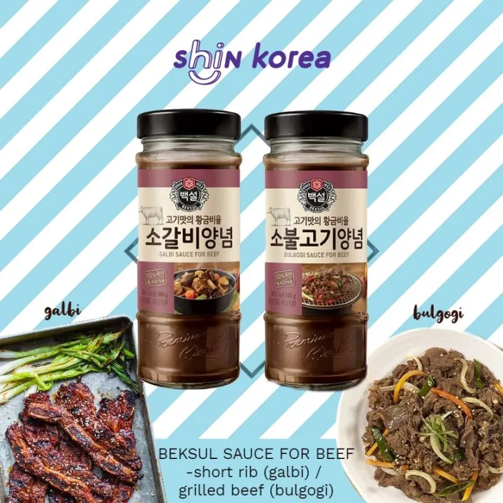 SHIN • KOREA Beksul Sauce For Beef Kalbi / Bulgogi Lazada