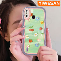 YIWESAN เคสสำหรับ Infinix Smart 4เคส X653 4C อัจฉริยะดอกไม้น่ารักการ์ตูนแฟชั่นสีสันสดใสขอบครีมป้องกันเลนส์กล้องเคสโทรศัพท์แบบใสนิ่มเคสกันกระแทกเคสโปร่งใสซิลิโคน