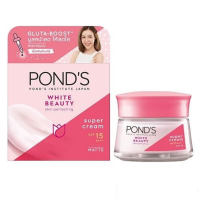 PONDS Bright Beauty Super Day Cream SPF15 PA++ พอนด์ส ไบร์ท บิวตี้ ซุปเปอร์ เดย์ครีม ครีมบำรุงผิวหน้าขาวใส 50g.