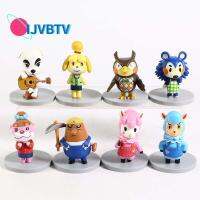 IJVBTV ของเล่นเพื่อการสะสม 8 ชิ้น/เซ็ต รูปปั้น Isabelle เครื่องประดับตั้งโต๊ะ KK หุ่นจำลอง ตุ๊กตาแอ็คชั่น Animal Crossing Action Figures โมเดลสะสม ของเล่นโมเดลโมเดล ของเล่นโมเดล