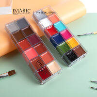 IMAGIC สีน้ำมันฮาโลวีนภาพวาดร่างกายตลกชุดแฟนซีเม็ดสีกันน้ำพรรค