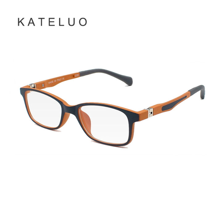 KATELUO แว่นกรองแสง แว่นตากรองแสงสีฟ้า แว่นกรองแสงคอมพิวเตอร์ ช่วยลดอาการสายตาล้า สำหรับเด็กอายุ 5-12 ขวบ – F1021