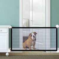 Dog Gate Ingenious Mesh Fence Indoor and Outdoor Safe gate Safety Enclosure supplies baby safety