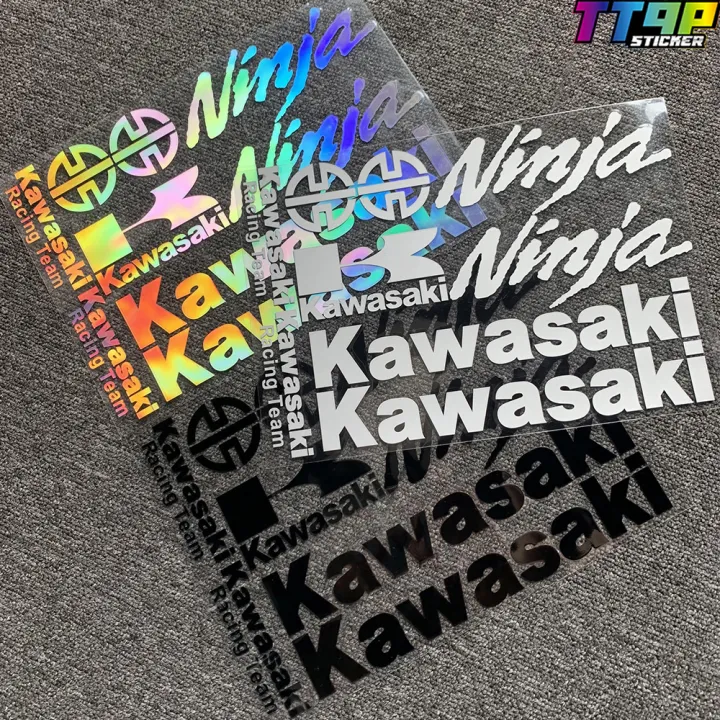 Kawasaki Motorcycle Reflective Sticker LOGO Ninja Decorative Decal