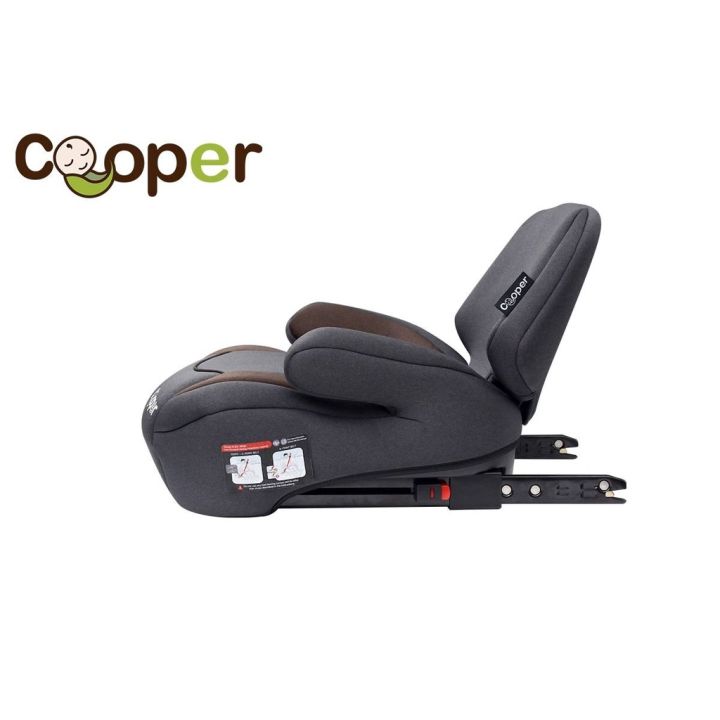 cooper-booster-คาร์ซีท-คาร์ซีทเด็ก-carseat-รุ่น-jump-ติดตั้งได้-2-ระบบ-ติดตั้งได้ด้วยระบบ-belt-และ-isofix-สำหรับเด็กน้ำหนัก-22-36-kg-หรือ-5ปีขึ้นไป-หรือสูง-125ซม-ขึ้นไป