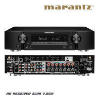 MARANTZ NR1710 AV RECEIVER SLIM 7.2CH มีกำลังขับในตัว 50 วัตต์ต่อแชนแนล มีช่องอินพุต HDMI มาให้ใช้งานทั้งหมด 8 ชุด (สินค้าใหม่แกะกล่อง รับประกัยศูนย์ไทย)