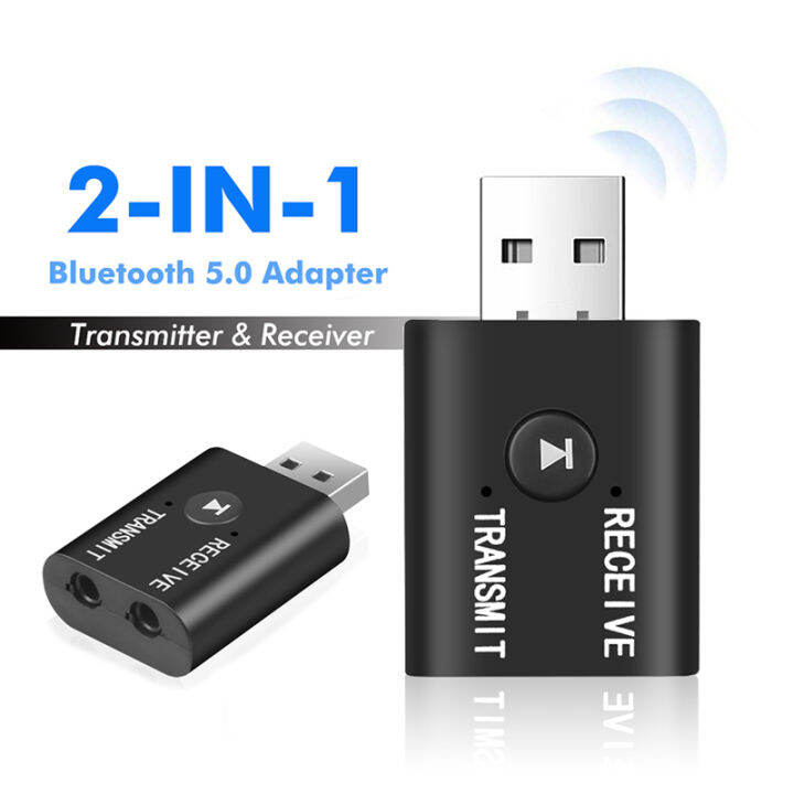 5.0 Bluetooth Receiver & Transmitter Bluetooth Adapter Wireless USB