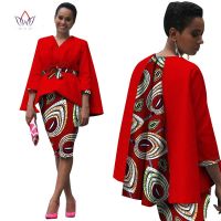 [COD] 1 dropshipping African ethnic wax cloth womens suit top