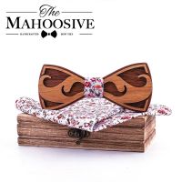 wooden bowtie for men Fashion Wooden Bowtie Gentleman Bow Ties Handmade Color Pattern Tie Party Bow Ties Butterfly Boys Clothing