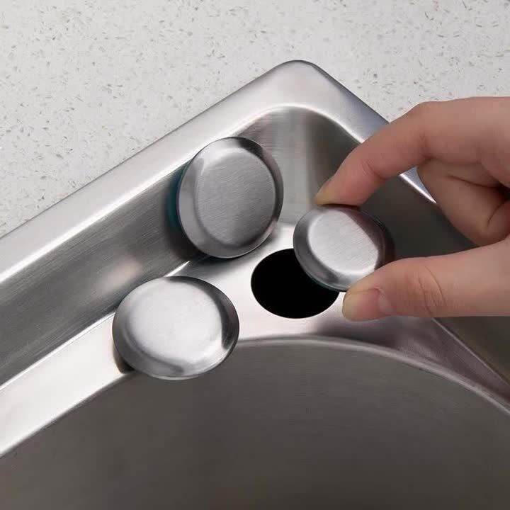 1PC Stainless Steel Sink Hole Cover Basin Push Button Waste Bathroom