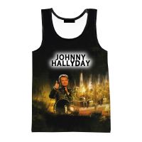 hot【DT】 Newest Johnny Hallyday Men Fashion Overisized Streetwear Oversized Sleeveless