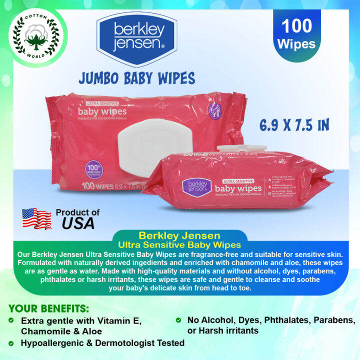 Berkley Jensen Jumbo Baby Wipes Lazada PH
