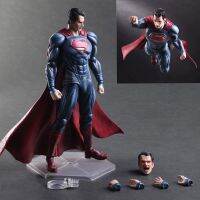 Play Arts Figure Superman Sign in Supermen Super Hero Moive Relo Action Figure Toys Model Collection For Christmas Gifts