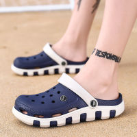 2021 Hot Sale Yellow Mens Clogs Comfortable Men Sandals Summer Beach Flip Flops Casual Rubber Clogs Outdoor Couple Garden Shoes