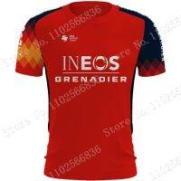 CAMISETA เสื้อทีม Grenadier 2023เสื้อยืดสีแดงพิมพ์ลาย3D ผู้ชายฤดูร้อนวิ่งสตรีทแวร์ชุดเทรนนิ่งทางเทคนิคลำลอง