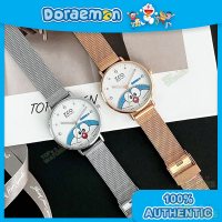 Doraemon นาฬิกาโดราเอมอนแท้100%,นาฬิกาทนทานต่อการขีดข่วนกันน้ำเรืองแสงสำหรับเด็กผู้ชายเด็กผู้หญิง2391