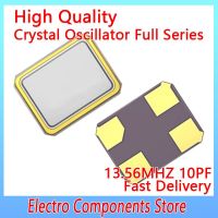 10PCS 4P 3225 13.56MHZ Quartz Resonator SMD Passive Chip Crystal Oscillator Kit 10PF ±10PPM 3.2X2.5mm 4Pin DIY Electronic Set